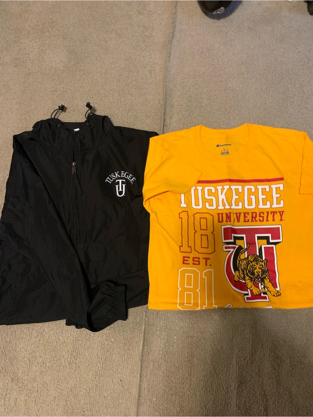 Champion Tuskegee University Windbreaker and Tee Bundle